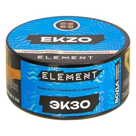 Табак Element Вода - Ekzo NEW (Экзо, 25 грамм) купить в Тольятти