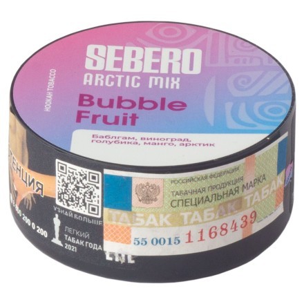 Табак Sebero Arctic Mix - Bubble Fruit (Фруктовая Жвачка, 25 грамм) купить в Тольятти