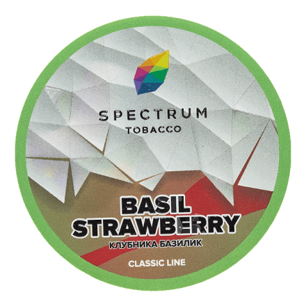 Табак Spectrum - Basil Strawberry (Клубника Базилик, 200 грамм) купить в Тольятти