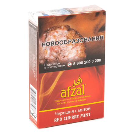 Табак Afzal - Red Cherry Mint (Черешня с Мятой, 40 грамм) купить в Тольятти