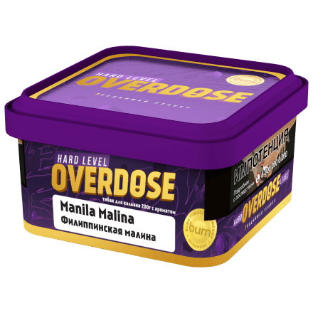 Табак Overdose - Manila Malina (Филиппинская Малина, 200 грамм) купить в Тольятти