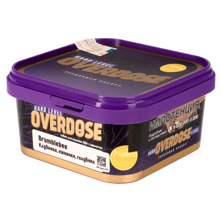 Табак Overdose - Brumblebee (Клубника, Ежевика, Голубика, 200 грамм) купить в Тольятти