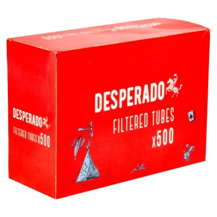 Гильзы сигаретные Desperado - 84x15 мм (500 штук) купить в Тольятти