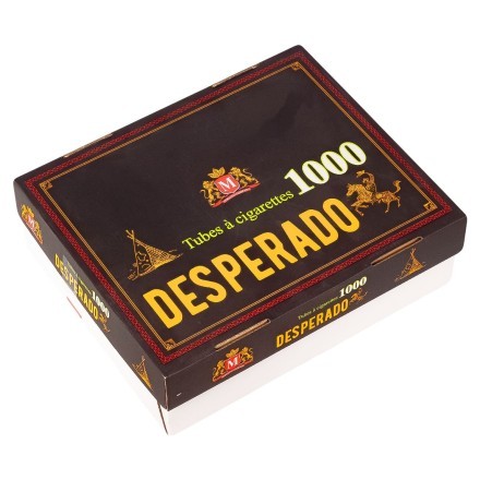 Гильзы сигаретные Desperado - 84x15 мм (карт. коробка, 1000 штук) купить в Тольятти