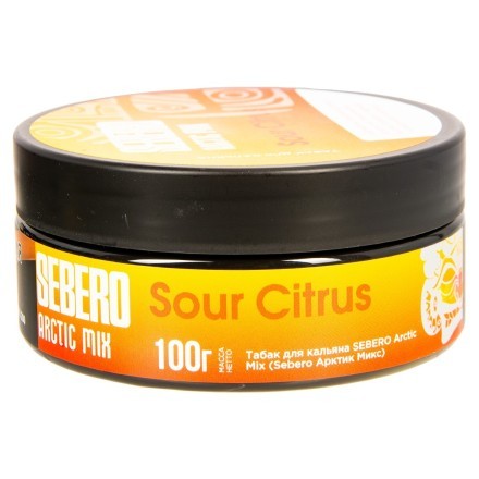Табак Sebero Arctic Mix - Sour Citrus (Кислые Цитрусы, 100 грамм) купить в Тольятти