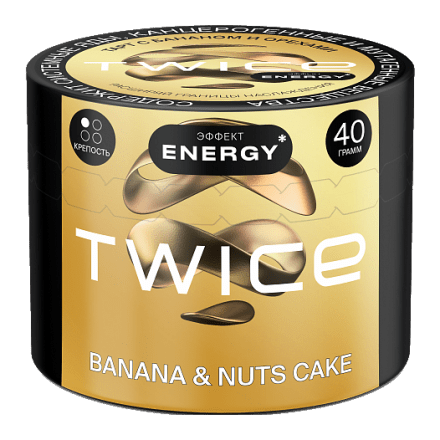 Табак Twice - Banana &amp; Nuts Cake (Тарт с Бананом и Орехами, 40 грамм) купить в Тольятти