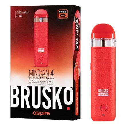 Электронная сигарета Brusko - Minican 4 (Красный) купить в Тольятти