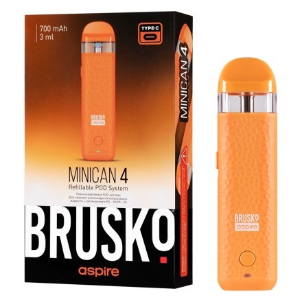 Электронная сигарета Brusko - Minican 4 (Оранжевый) купить в Тольятти