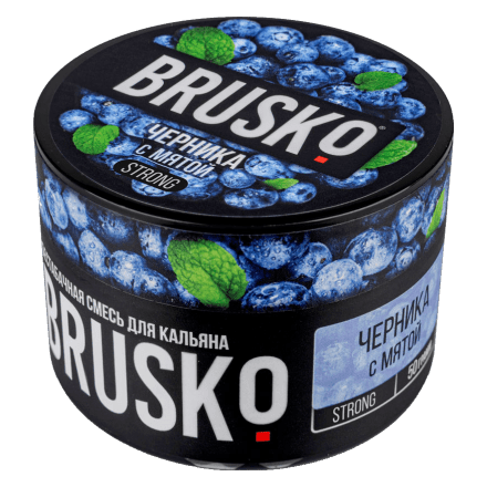Смесь Brusko Strong - Черника с Мятой (50 грамм) купить в Тольятти
