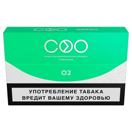 Стики COO - GREEN (Ментол, 10 пачек) купить в Тольятти