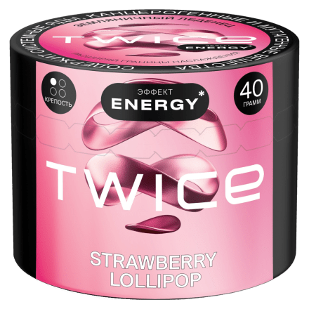 Табак Twice - Strawberry Lollipop (Земляничный Леденец, 40 грамм) купить в Тольятти