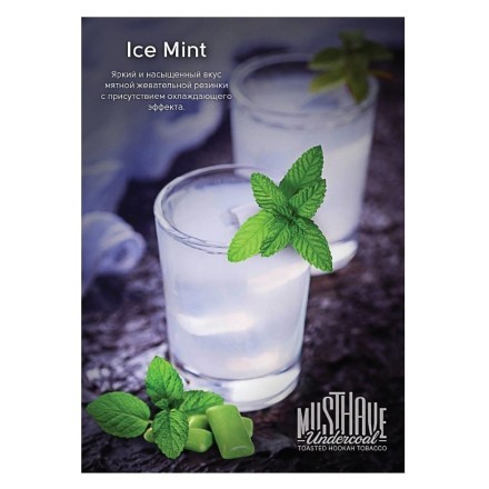Табак Must Have - Ice Mint (Ледяная Мята, 25 грамм) купить в Тольятти