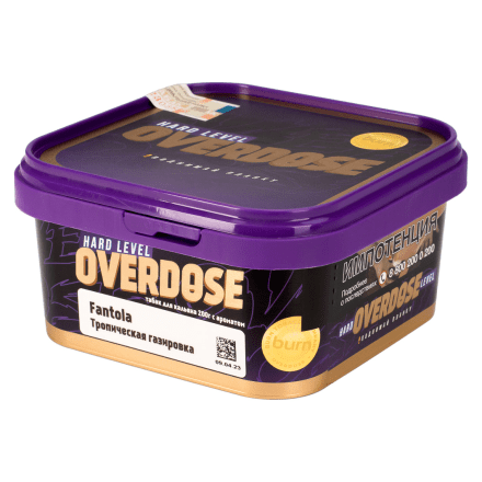 Табак Overdose - Fantola (Тропическая Газировка, 200 грамм) купить в Тольятти