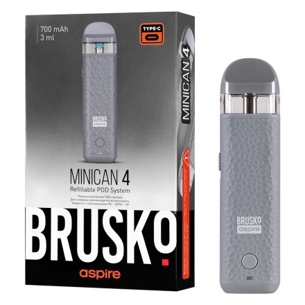 Электронная сигарета Brusko - Minican 4 (Серый) купить в Тольятти