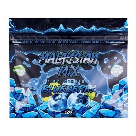 Смесь Malaysian Mix Medium - Blueberry (Черника, 50 грамм) купить в Тольятти