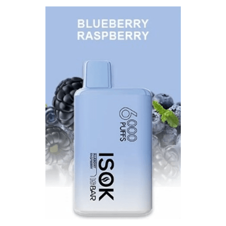 ISOK ISBAR - Черника Малина (Blueberry Raspberry, 6000 затяжек) купить в Тольятти