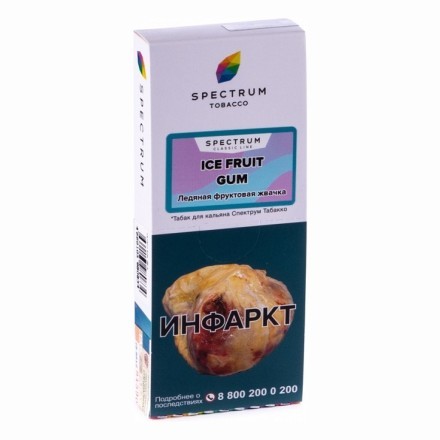 Табак Spectrum - Ice Fruit Gum (Ледяная Фруктовая Жвачка, 100 грамм) купить в Тольятти