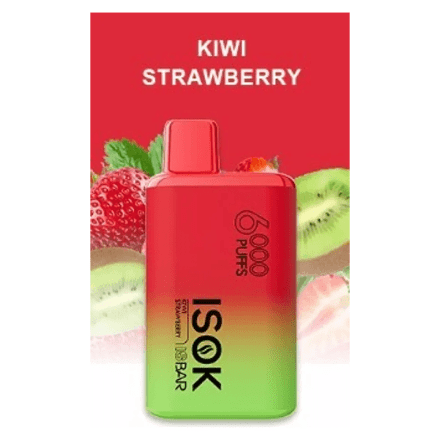 ISOK ISBAR - Киви Клубника (Kiwi Strawberry, 6000 затяжек) купить в Тольятти