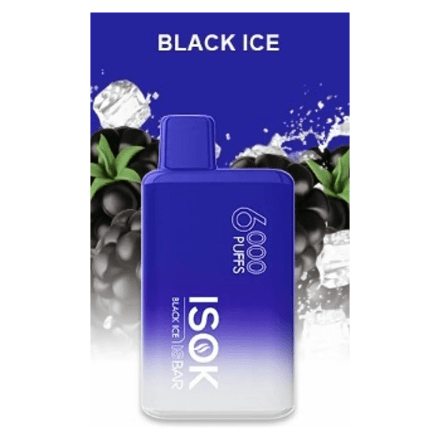 ISOK ISBAR - Ежевика Айс (Black Ice, 6000 затяжек) купить в Тольятти