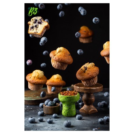 Табак B3 - Blueberry Muffin (Черничный Маффин, 50 грамм) купить в Тольятти