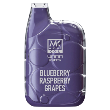 MIKING - Черника Малина Виноград (Blueberry Raspberry Grapes, 4000 затяжек) купить в Тольятти
