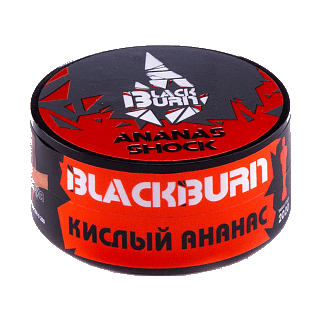 Табак BlackBurn - Ananas Shock (Кислый Ананас, 25 грамм) купить в Тольятти