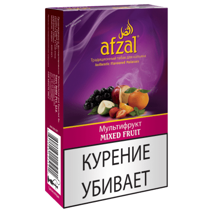 Табак Afzal - Mixed Fruit (Мультифрукт, 40 грамм) купить в Тольятти