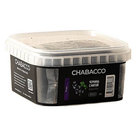 Смесь Chabacco MEDIUM - Blueberry Mint (Черника с Мятой, 200 грамм) купить в Тольятти