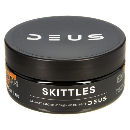 Табак Deus - Skittles (Кисло-Сладкие Конфеты, 100 грамм) купить в Тольятти