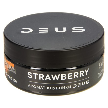 Табак Deus - Strawberry (Клубника, 100 грамм) купить в Тольятти