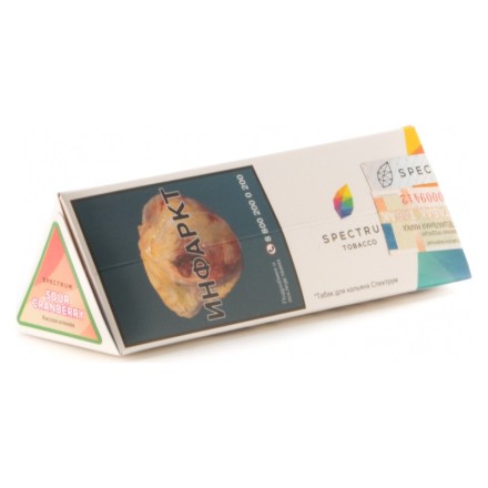 Табак Spectrum - Sour Cranberry (Кислая Клюква, 100 грамм) купить в Тольятти