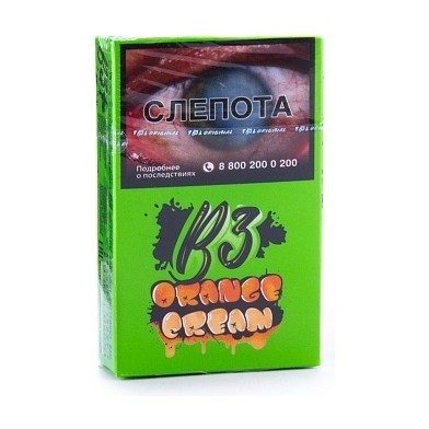 Табак B3 - Orange Cream (Апельсин и Крем, 50 грамм) купить в Тольятти