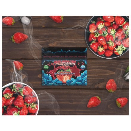 Смесь Malaysian Mix Medium - Strawberry (Клубника, 50 грамм) купить в Тольятти
