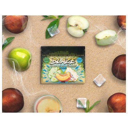 Смесь Blaze Medium - Apple Peach Smoothie (Яблочно-Персиковое смузи, 50 грамм) купить в Тольятти