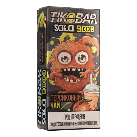 TIKOBAR Solo - Персиковый Чай (Peach Ice Tea, 9000 затяжек) купить в Тольятти