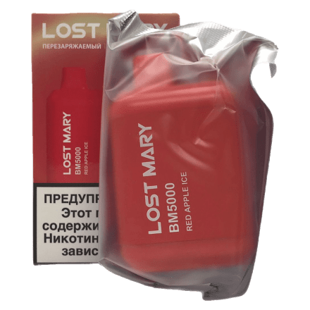 LOST MARY BM - Красный Яблочный Лёд (Red Apple Ice, 5000 затяжек) купить в Тольятти